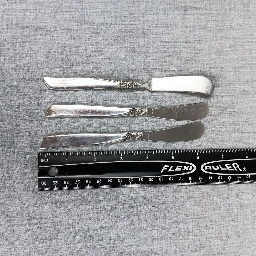 Community South Seas 3 Small Spreading Knifes Mid Century Modern Replacements